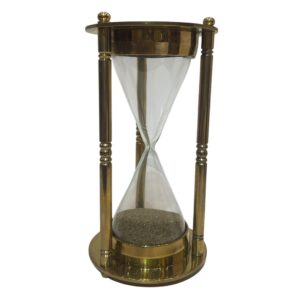 Κλεψύδρα Μεταλλική Χρυσό Χρώμα - Στυλ Vintage (2264-Α)