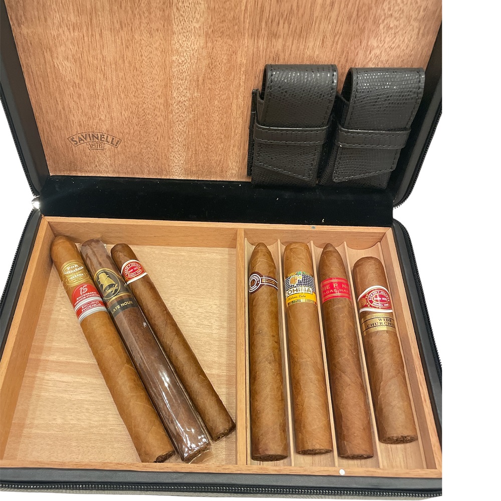 Savinelli Δερμάτινη Θήκη-Υγραντήρας Πούρων Τ-568 (για 8-12 Πούρα) - Image 3