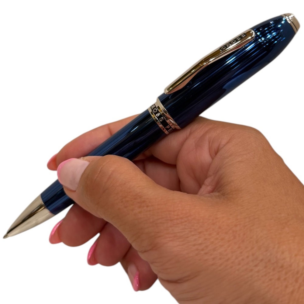Cross Στυλό Διαρκείας Peerless 125 - Quartz Blue Lacquer - Image 2