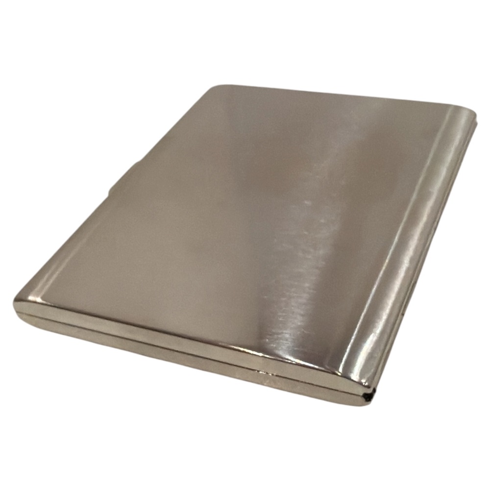 Pearl Μεταλλική Ταμπακιέρα με Δέρμα Κόκκινο (Regular Size) - Image 2