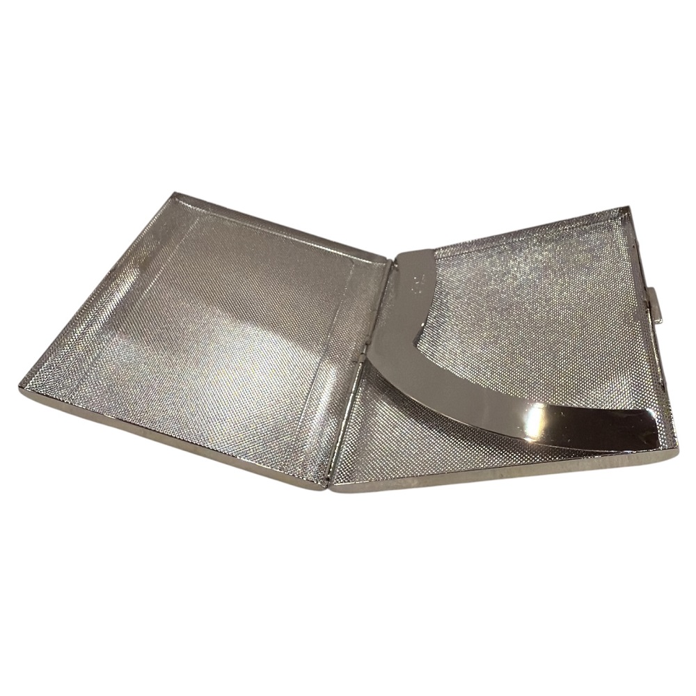 Pearl Μεταλλική Ταμπακιέρα με Δέρμα Κόκκινο (Regular Size) - Image 3