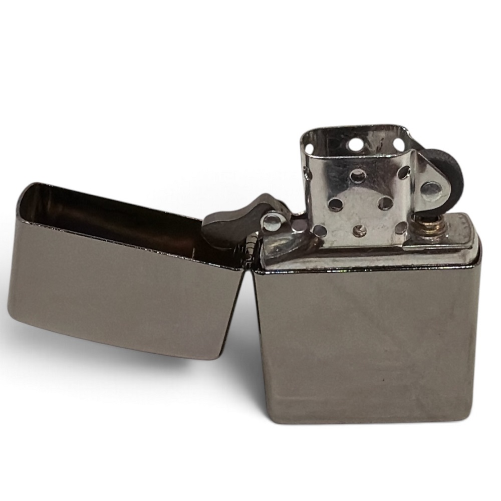 Zippo Αναπτήρας Πέτρας με Φιτίλι (Black Ice) - Image 4