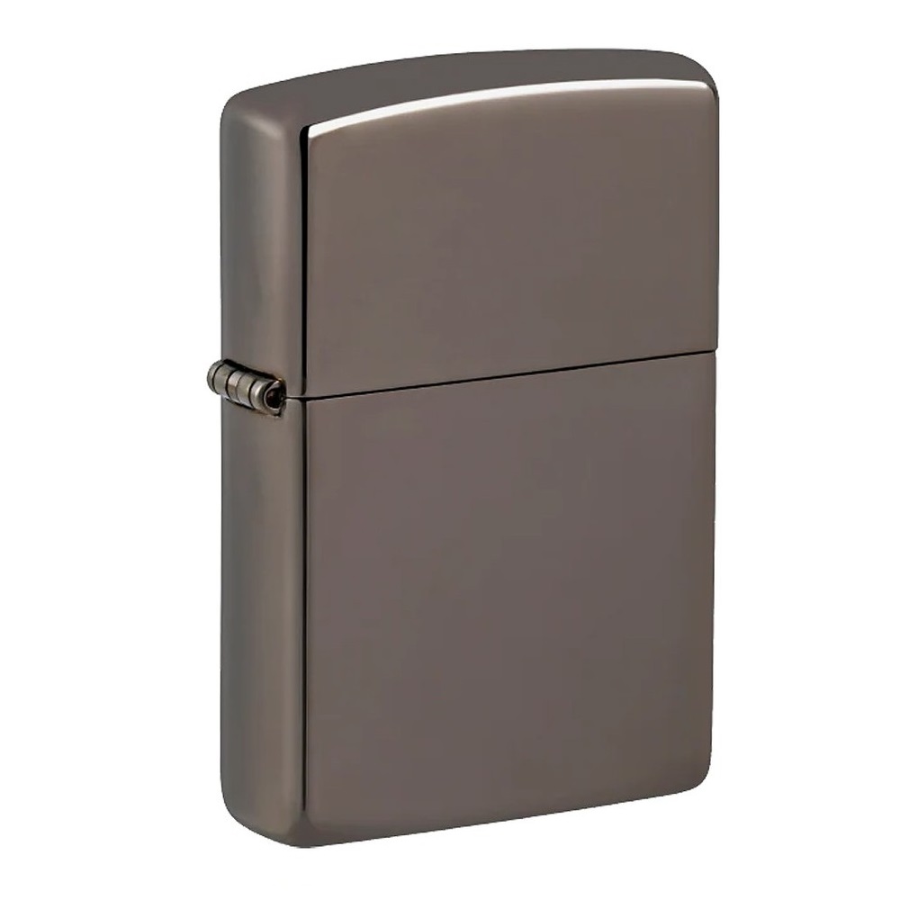 Zippo Αναπτήρας Πέτρας με Φιτίλι (Black Ice)