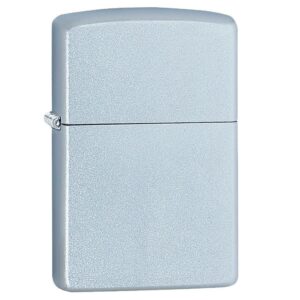Zippo Αναπτήρας Πέτρας με Φιτίλι (Regular Satin Chrome)