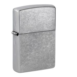 Zippo Αναπτήρας Πέτρας με Φιτίλι (Regular Street Chrome)