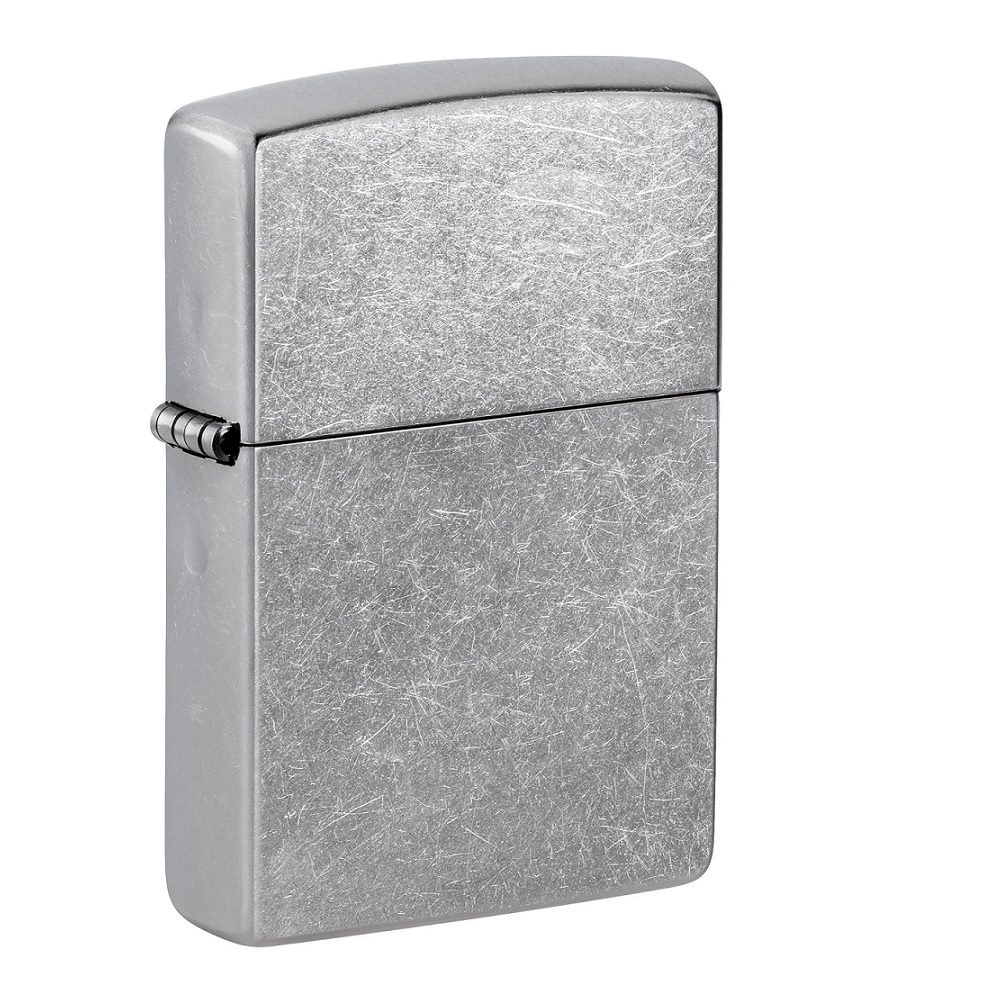 Zippo Αναπτήρας Πέτρας με Φιτίλι (Regular Street Chrome)
