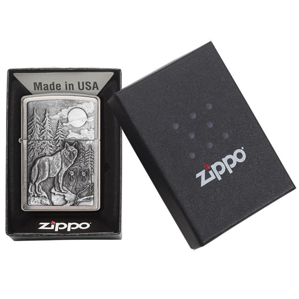 Zippo Αναπτήρας Πέτρας με Φιτίλι (Timberwolves) - Image 4