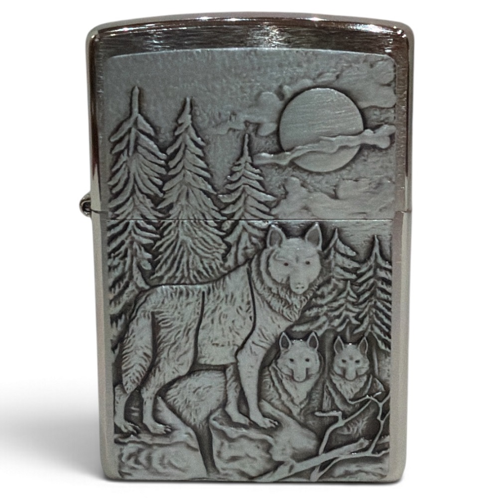 Zippo Αναπτήρας Πέτρας με Φιτίλι (Timberwolves)
