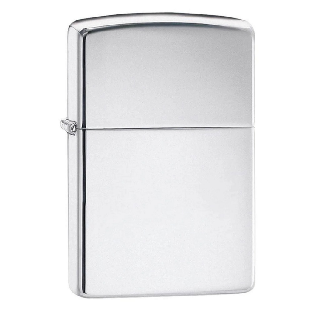 Zippo Αναπτήρας Πέτρας με Φιτίλι (Classic Silver Chrome)