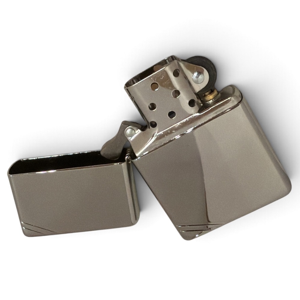 Zippo Αναπτήρας Πέτρας με Φιτίλι (Vintage High Polish Chrome) - Image 3